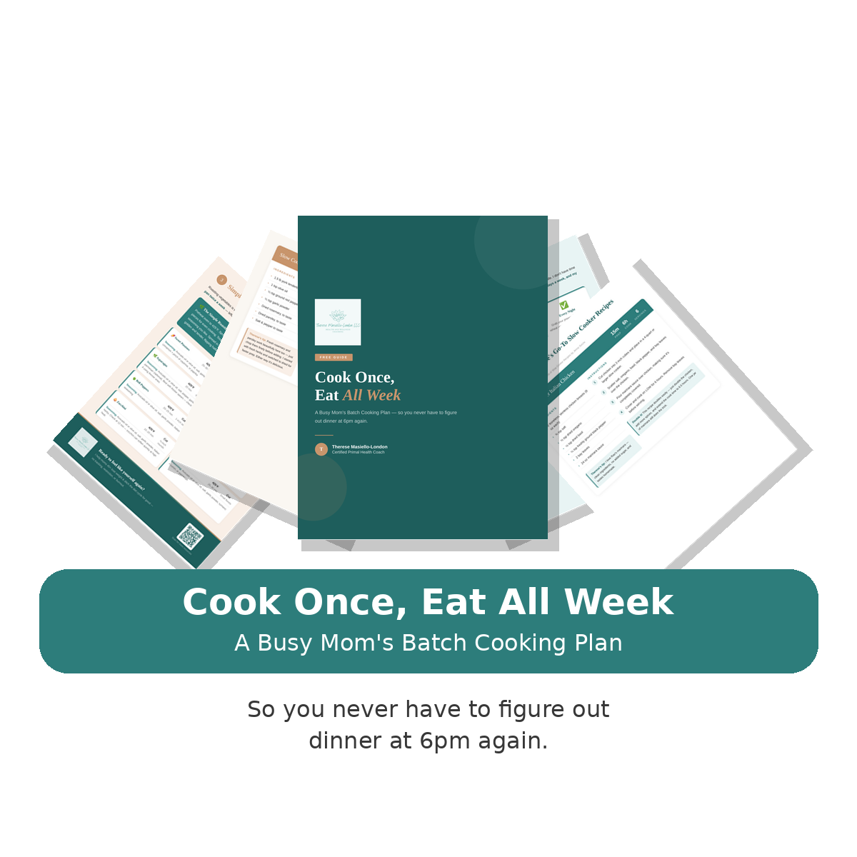 Cook Once Eat All Week — free batch cooking guide