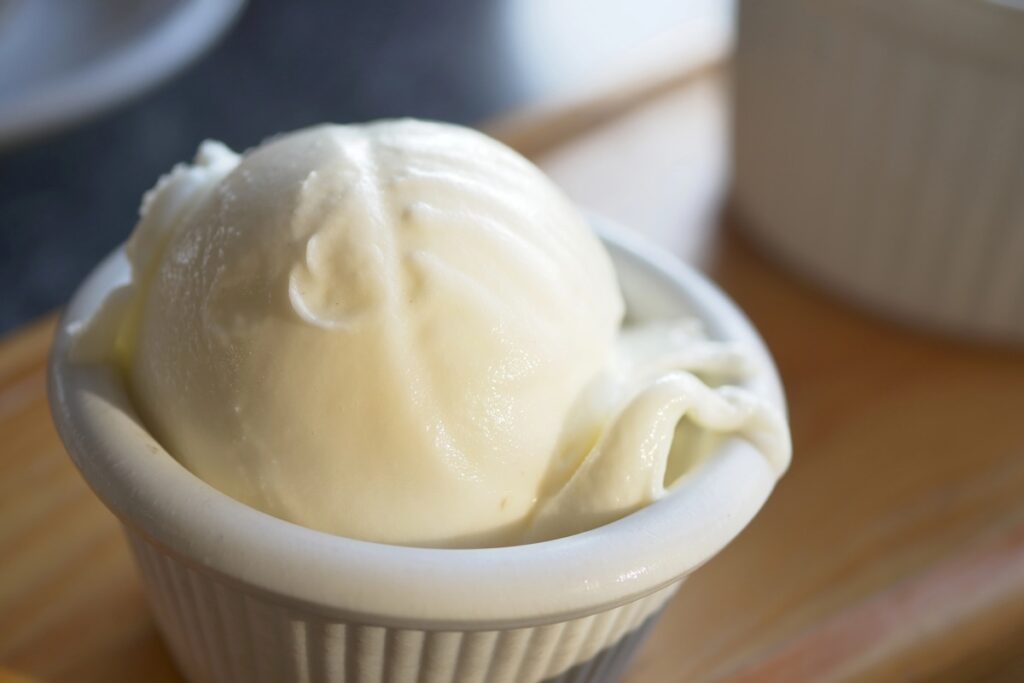a small cup of ice cream as a small treat instead of completely cutting sugar to lose weight